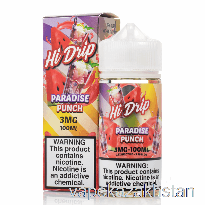 Vape Kazakhstan Paradise Punch - Hi-Drip E-Liquids - 100mL 3mg